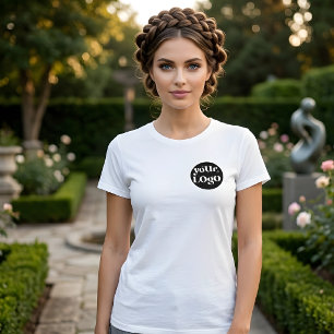 Camiseta Logotipo Comercial Personalizado en Parte delanter