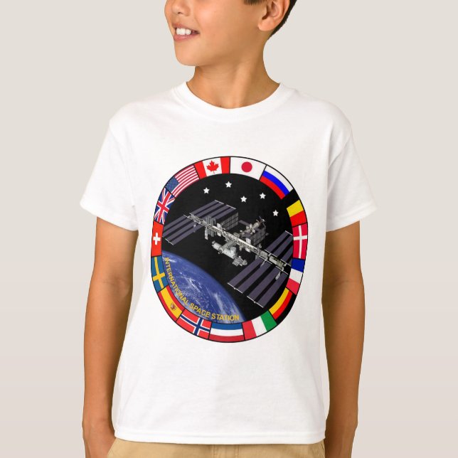 Camiseta Logotipo compuesto de miembros de ISS (Anverso)