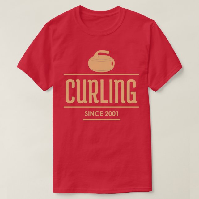 Camiseta Logotipo Curling Club Gold (Diseño del anverso)
