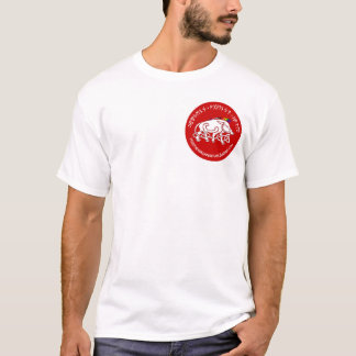 Camiseta Logotipo de arcoíris de paganos contra el odio