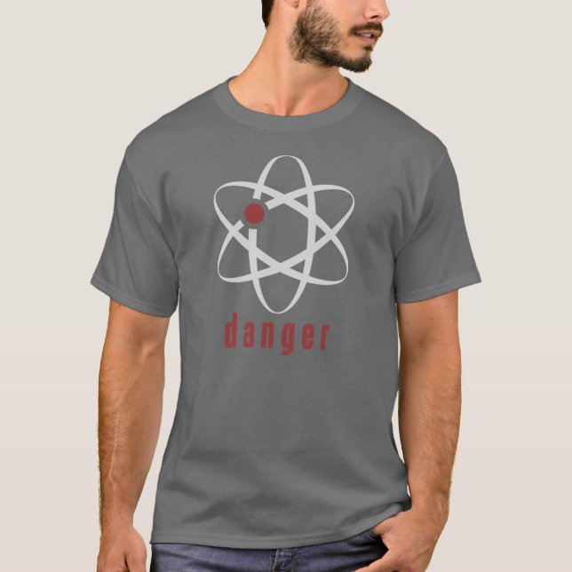 Camiseta Logotipo de Atomkraft con peligro (Anverso)