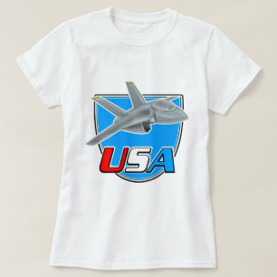 Camiseta logotipo de avión a reacción de EE. UU.