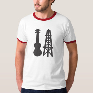 Camiseta Logotipo de Bakersfield del Ukulele (negro)