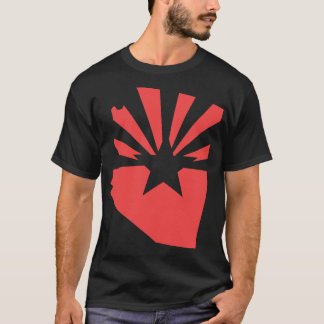Camiseta Logotipo de bandera estatal Arizona 48