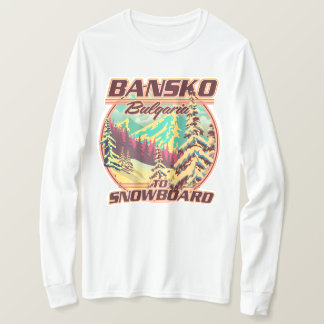 Camiseta logotipo de Bankso Bulgaria para snowboard