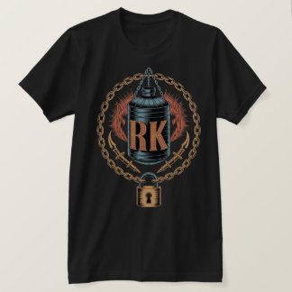 Camiseta Logotipo de barril industrial RK