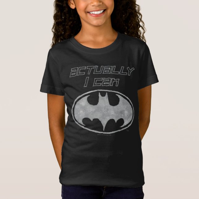 Camiseta Logotipo de Batman "Realmente puedo" (Anverso)