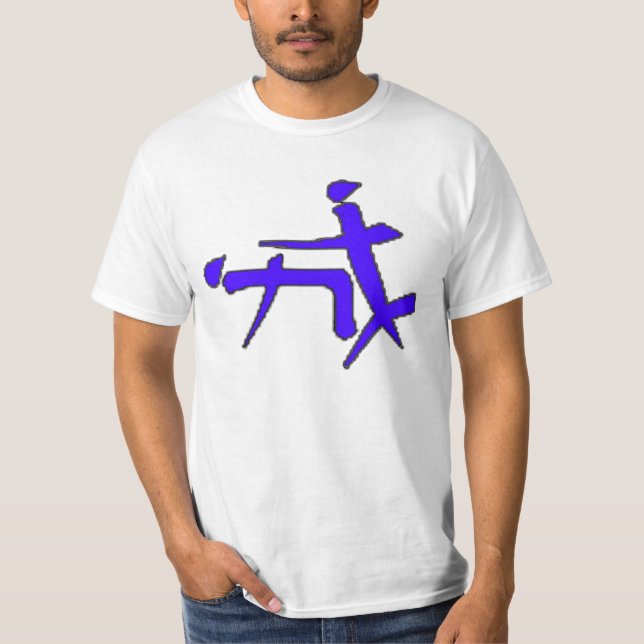 Camiseta Logotipo de BeatfreaK - azul (Anverso)