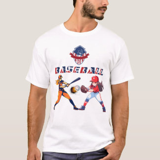 Camiseta Logotipo de béisbol, diseño deportivo Personalizad