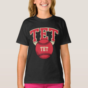 Camiseta Logotipo de béisbol TET