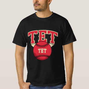 Camiseta Logotipo de béisbol TET