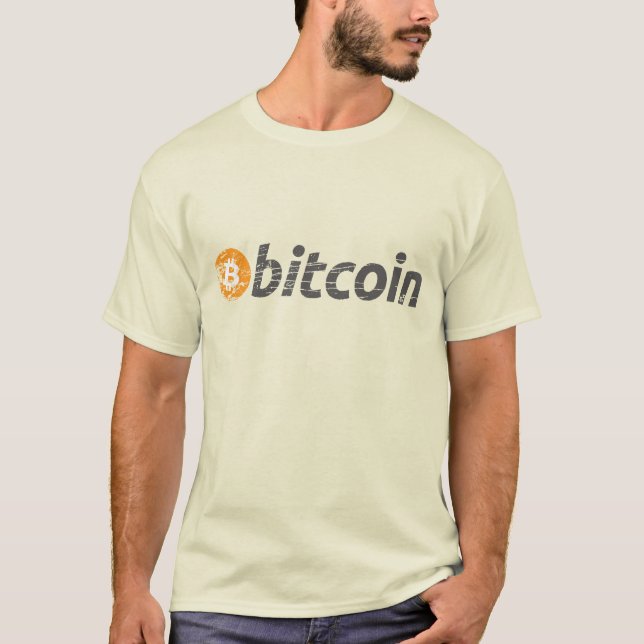 Camiseta Logotipo de bitcoin simple (Anverso)