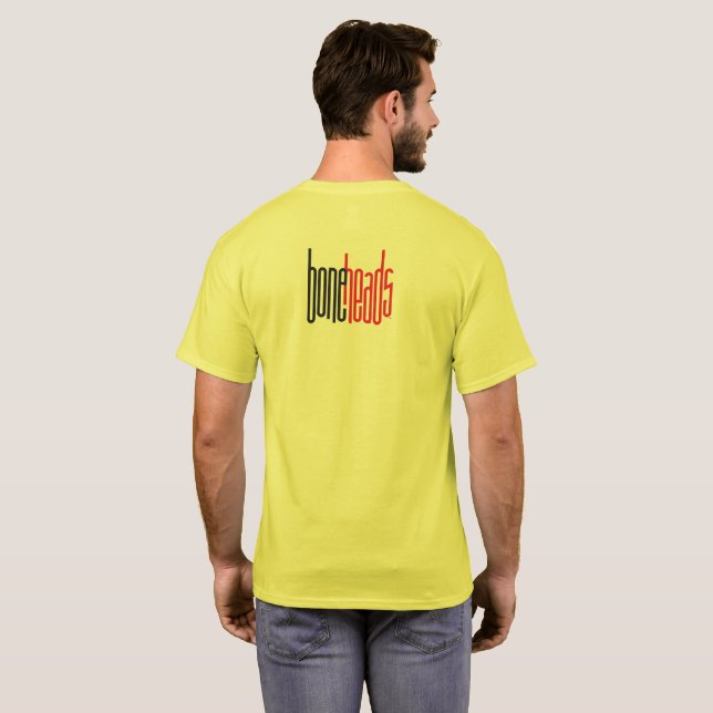 Camiseta logotipo de boneHeads™ 529-2 (Reverso completo)