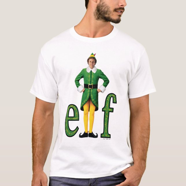 Camiseta Logotipo de Buddy the Elf Movie (Anverso)
