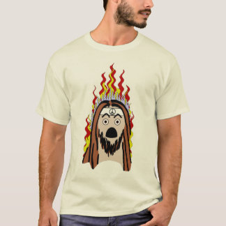 Camiseta logotipo de BurningHippy.com en frente