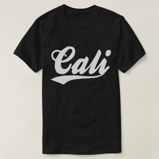 CAMISETA LOGOTIPO DE CALI EN BLANCO (Diseño del anverso)