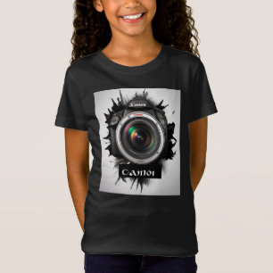 Camiseta Logotipo de cámara Canon