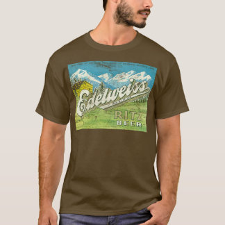 Camiseta Logotipo de cervecería Derunct Edelweiss Ritz