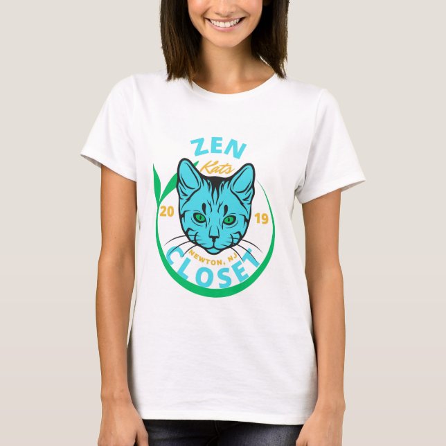 Camiseta Logotipo de cierre Zen Kats (Anverso)