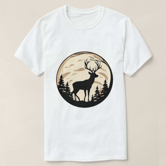 Camiseta Logotipo de Ciervo (Diseño del anverso)
