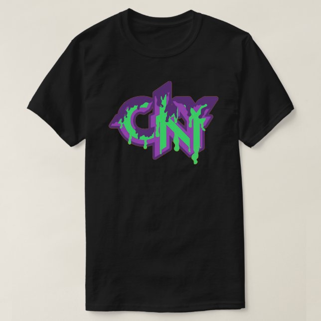 Camiseta Logotipo De Cky De Estilo Ghoul Grump (Diseño del anverso)