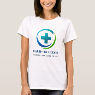 Camiseta ➕ Logotipo de Clínica de Atención Inmediata para C