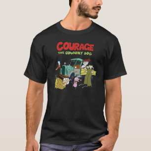 Camiseta Logotipo de CN Courage The Cowardly Dog Toma de Gr