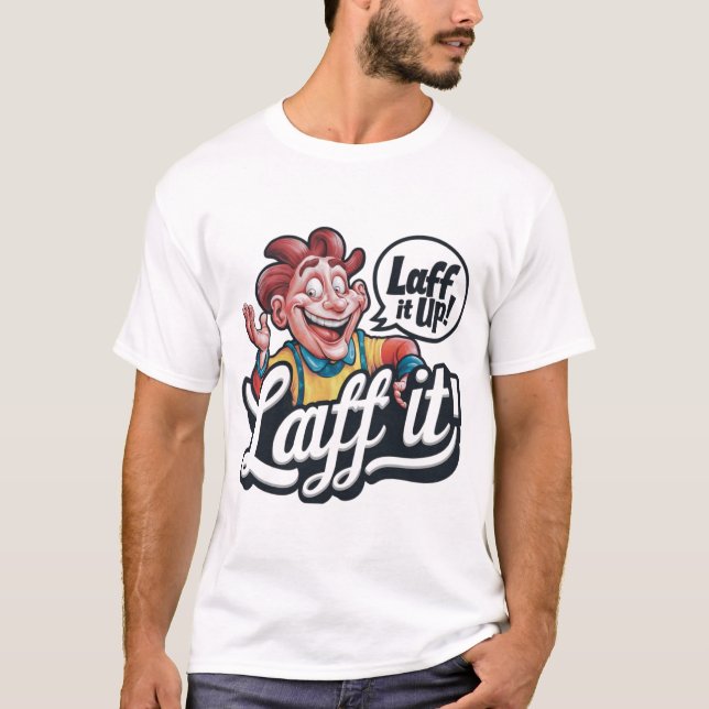 Camiseta Logotipo de comedia personalizado (Anverso)