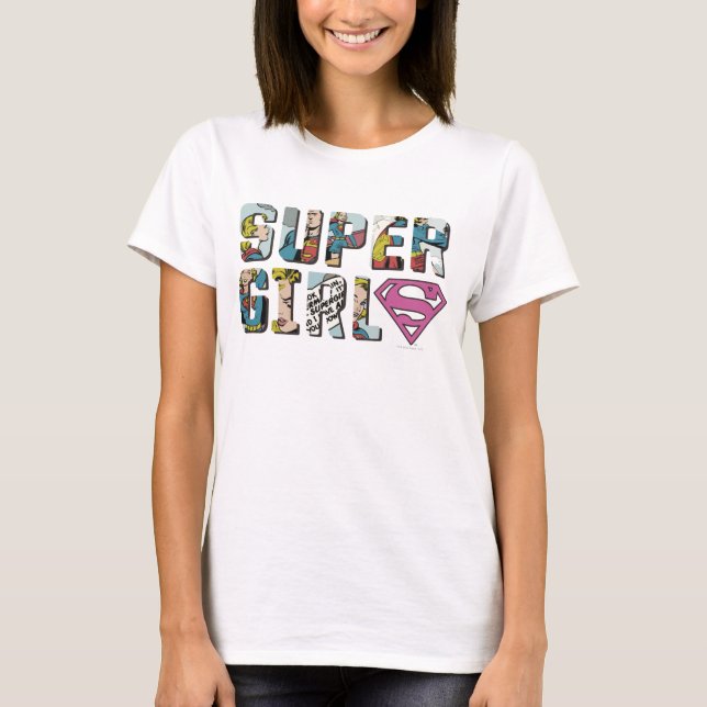 Camiseta Logotipo de comic Supergirl 2 (Anverso)