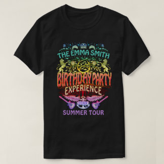 Camiseta Logotipo de concierto de la Banda de Cumpleaños Re