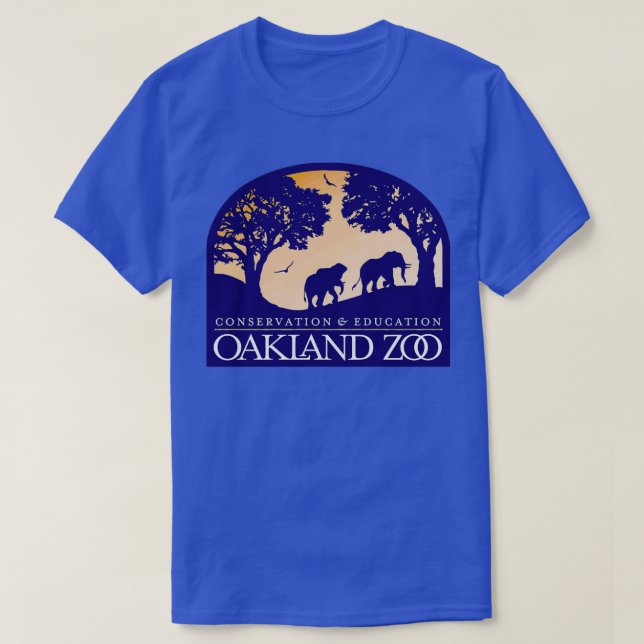 Camiseta Logotipo de conservación del zoológico de Oakland1 (Diseño del anverso)
