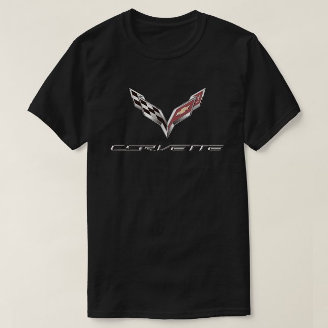 Camiseta logotipo de corvette (Diseño del anverso)