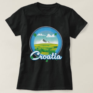 Camiseta logotipo de Croacia Travel