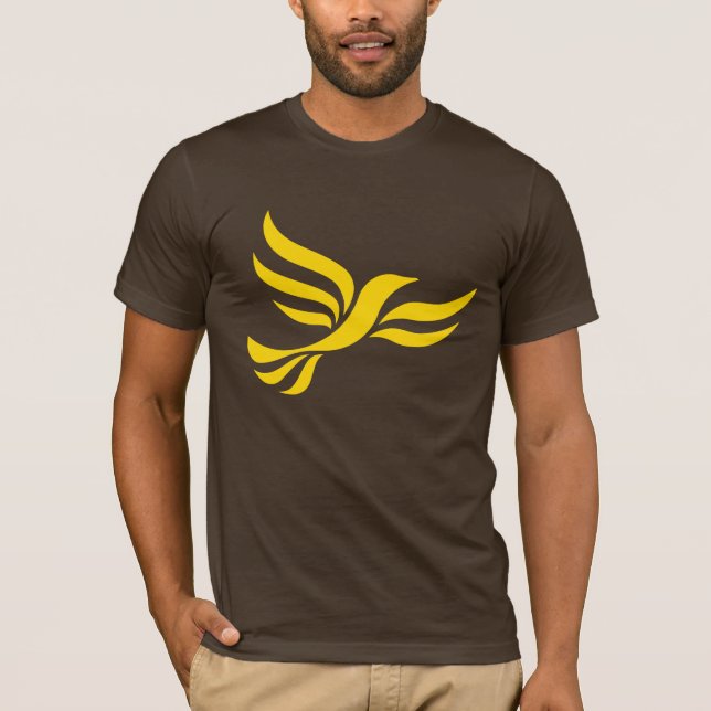 Camiseta Logotipo de Demócratas liberales (Anverso)