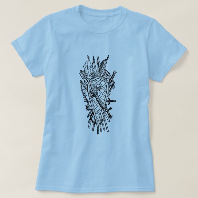 Camiseta Logotipo de deportes de cercado (Diseño del anverso)