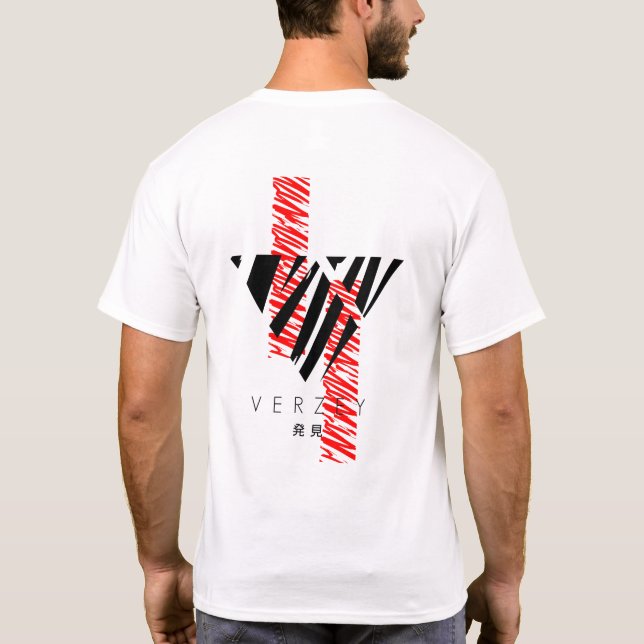 Camiseta Logotipo de descubrimiento de Verzey (Reverso)