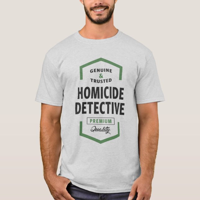 Camiseta Logotipo de detectives para homicidios (Anverso)