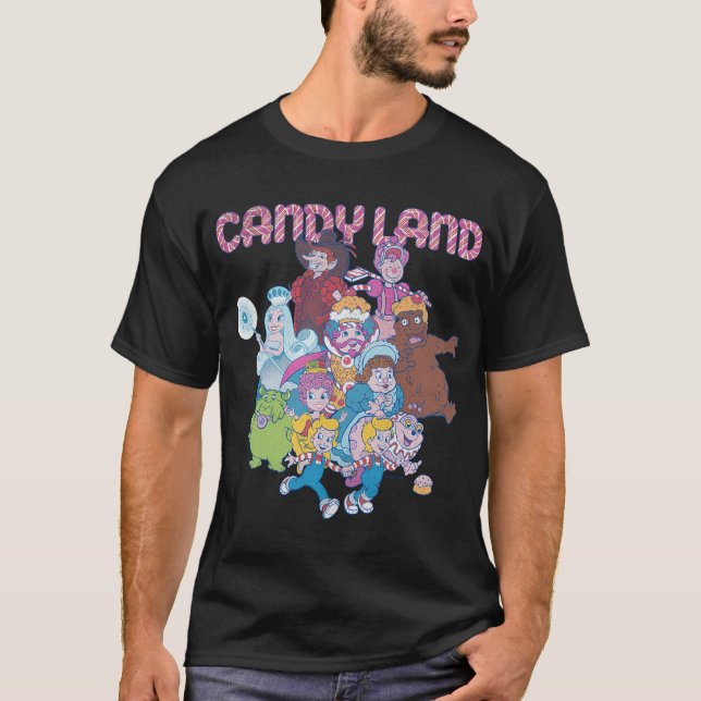 Camiseta Logotipo de disparo de personajes de Candy Land Ga (Anverso)