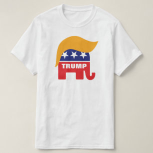 Camiseta Logotipo de elefante Donald Trump GOP