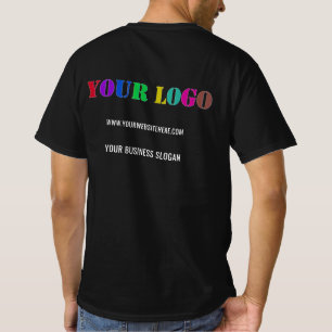 Camiseta Logotipo de empresa personalizado Mensajes de text