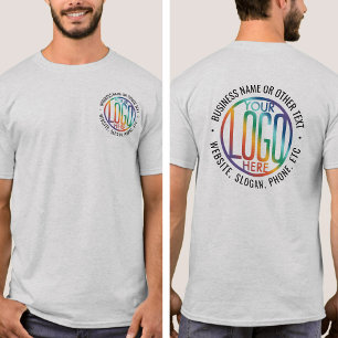 Camiseta Logotipo de empresa sencillo impreso del Personali
