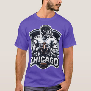 Camiseta Logotipo de escudo del mariscal de campo número 18