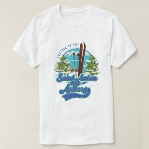 Camiseta logotipo de esquí de Saint Anton am Arlberg Austri