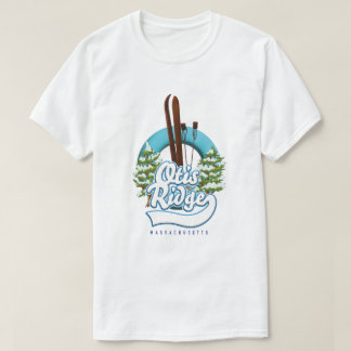 Camiseta logotipo de esquí Otis Ridge Massachusetts