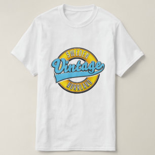 Camiseta logotipo de estilo vintage de Norrland Suecia