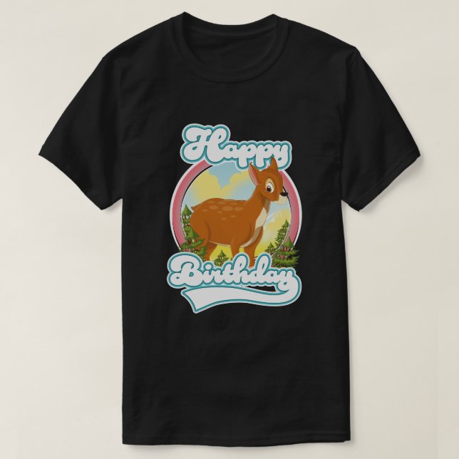 Camiseta Logotipo de Feliz Cumpleaños (Diseño del anverso)
