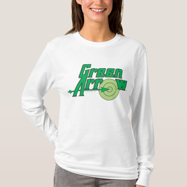 Camiseta Logotipo de flecha verde (Anverso)