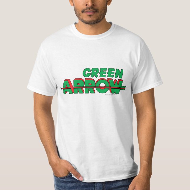 Camiseta Logotipo de flecha verde 2 (Anverso)