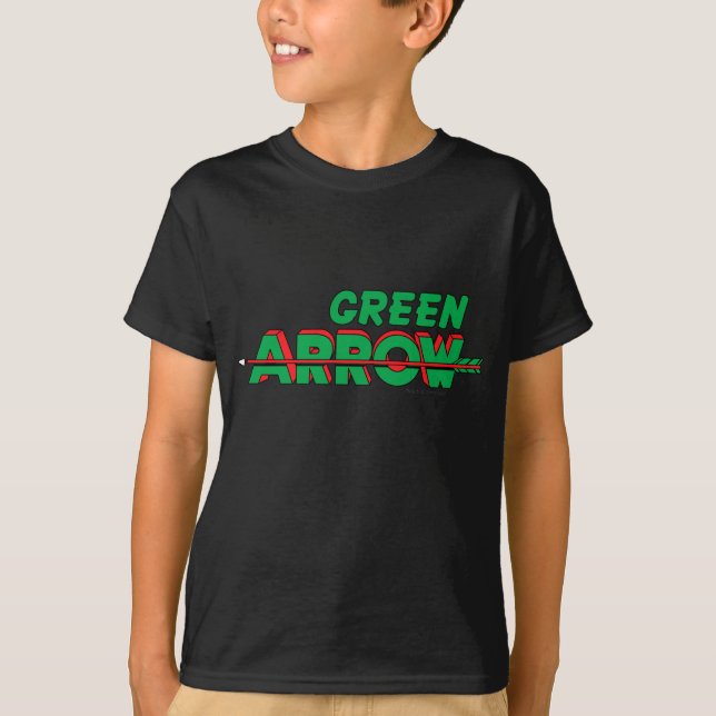 Camiseta Logotipo de flecha verde 2 (Anverso)