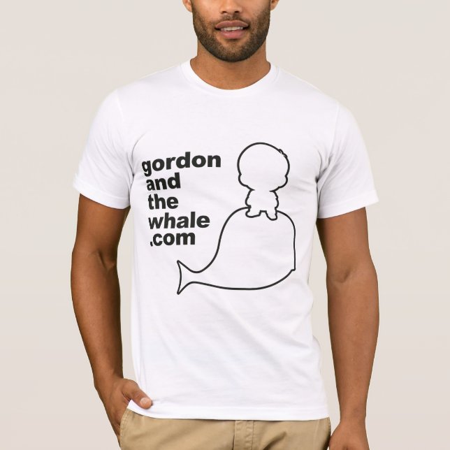 Camiseta Logotipo de GATW TXT (negro) (Anverso)